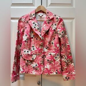 Ann Taylor LOFT, Women’s Flower Power Blazer. Size 8